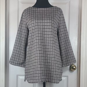J. Jill Checked Tunic Top